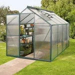 Vitavia, Gew&auml;chshaus "Triton 5000" inkl. Stahlfundament, smaragd gr&uuml;n, 6 mm HKP,