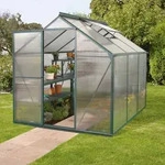 Vitavia, Gew&auml;chshaus "Triton 3800" inkl. Stahlfundament, smaragd gr&uuml;n, 6 mm HKP,