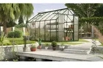Vitavia, Gew&auml;chshaus "Uranus 9900", smaragd gr&uuml;n, 4 mm HKP, 9,9 m2