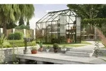 Vitavia, Gew&auml;chshaus "Uranus 6700", smaragd gr&uuml;n, 3 mm ESG, 6,7 m2