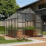 Vitavia, Gew&auml;chshaus "Mars 6700", schwarz, 4 mm HKP, 6,7 m2
