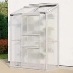 Vitavia, Anlehn-Gew&auml;chshaus "Styx 900", aluminium eloxiert, 4 mm HKP, 0,9 m2