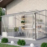 Vitavia, Anlehn-Gew&auml;chshaus "Osiris 6500", aluminium eloxiert, 6 mm HKP, 6,5 m2