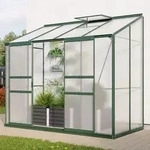 Vitavia, Anlehn-Gew&auml;chshaus "Styx 3300", smaragd, 4 mm HKP, 3,3 m2