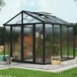 Vitavia, Gew&auml;chshaus "Zeus Comfort 8100", schwarz, 10 mm HKP, 8,1 m2