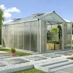 Vitavia, Gew&auml;chshaus "Zeus Comfort 13800", aluminium eloxiert, 10 mm HKP, 13,8 m2