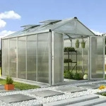 Vitavia, Gew&auml;chshaus "Zeus Comfort 10000", aluminium eloxiert, 10 mm HKP, 10,0 m2