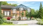 Vitavia, Gew&auml;chshaus-Pavillon "Juno 9000" inkl. Stahlfundament, smaragd gr&uuml;n, 3 mm
