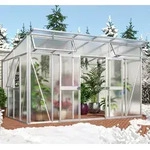 Vitavia, Gew&auml;chshaus "Aura 11500", wei&szlig;, 10 mm HKP, 11,5 m2