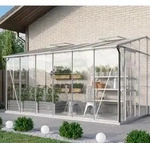 Vitavia, Anlehn-Gew&auml;chshaus "Osiris 7800", aluminium eloxiert, 3 mm ESG, 6 mm HKP,