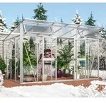 Vitavia, Gew&auml;chshaus "Aura 11500", wei&szlig;, 3 mm ESG, 10 mm HKP, 11,5 m2
