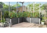 Vitavia, Hochbeet "Linus IN & OUT 401 M", granit/ alu eloxiert, M