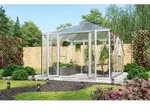 Vitavia, Gew&auml;chshaus-Pavillon "Minos", aluminium eloxiert, 3 mm ESG, 10 mm HKP