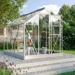 Vitavia, Gew&auml;chshaus "Triton 5000" inkl. Stahlfundament, aluminium eloxiert, 3 mm