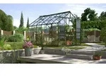 Vitavia, Gew&auml;chshaus "Jupiter 9900", smaragd gr&uuml;n, 3 mm ESG, 9,9 m2
