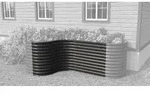 Vitavia, Erweiterung "Curve" f&uuml;r Hochbeet "Vita 858", schwarz, 80 x 86 cm