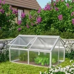 Vitavia, Hochbeet "Gamma", aluminium blank, 4 mm HKP, 124 x 89 x 71 cm (ohne