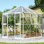 Vitavia, Gew&auml;chshaus "Pi 9000", wei&szlig;, 3 mm ESG