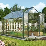 Vitavia, Gew&auml;chshaus "Domus 9900", smaragd, 3 mm ESG, 9,9 m2
