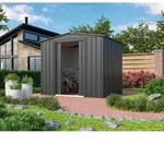 Globel Industries, Ger&auml;tehaus "Gartenmanager Dream 86", anthrazit, ohne Schleppdach,