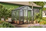 Vitavia, Gew&auml;chshaus "Zeus Comfort 6200", schwarz, 3 mm ESG, 10 mm HKP, 6,2 m2