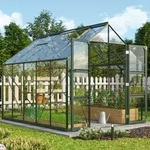 Vitavia, Gew&auml;chshaus "Domus 8300", smaragd, 3 mm ESG, 8,3 m2