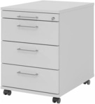 SIGNA AC30 BS - Rollcontainer Grau B&uuml;gelgriff Metall