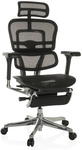 ERGOHUMAN PLUS LEGPRO GEN2 | Netz - Luxus Chefsessel Schwarz
