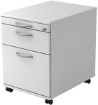 SIGNA AC20 BM - Rollcontainer Wei&szlig; Bogengriff Metall
