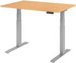 XDKB 12 S | Schreibtisch - Buche 120 x 80 elektrisch h&ouml;henverstellbar