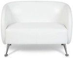 ST. LUCIA | 2-Sitzer - Lounge Sofa Wei&szlig;