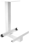 RCPU W | PC-Halter universal - Schreibtisch &ndash; Zubeh&ouml;r Wei&szlig;