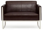 ARUBA | 2-Sitzer - Lounge Sofa Braun