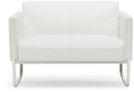 ARUBA | 2-Sitzer - Lounge Sofa Wei&szlig;