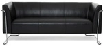 CURACAO | 3-Sitzer - Lounge Sofa Schwarz