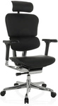 ERGOHUMAN GEN2 | Leder - Luxus Chefsessel Schwarz