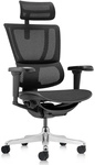 ERGOHUMAN SLIM ULTRA GEN2 | Netz - Luxus Chefsessel Schwarz