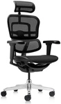 ERGOHUMAN ULTRA GEN2 | Netz - Luxus Chefsessel Schwarz