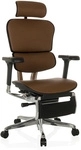 ERGOHUMAN PLUS LEGPRO GEN2 | Leder - Luxus Chefsessel Braun
