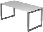 REGO 16 G | Schreibtisch - 160 x 80 h&ouml;henverstellbar Grau/Graphit