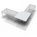 LT12 G - Trapezplatte 120x120 Grau