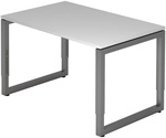 REGO 12 G | Schreibtisch - 120 x 80 h&ouml;henverstellbar Grau/Graphit