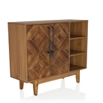 SANTJAGO WOOD L - Kommode Holzfarben dunkel