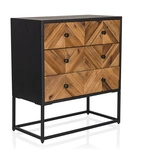 SANTJAGO BLACK SUN L - Sideboard Holzfarben dunkel