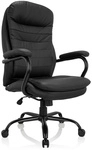 RELAX XXL B | Kunstleder - XXL Drehstuhl Schwarz