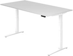 XBHM 2E WW | Schreibtisch - Wei&szlig; 200 x 100 elektrisch h&ouml;henverstellbar