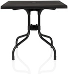 TRAVANO T1 | Outdoortisch | 79x79 - Klapptisch Schwarz