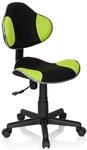 KIDDY GTI-2 - Kinderdrehstuhl Schwarz/Gr&uuml;n