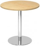 BISTRO F80R C - System Konferenztisch Ahorn Chrom &Oslash; 80