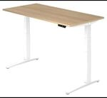 XBHM 16 WW | Schreibtisch 160 x 80 elektrisch h&ouml;henverstellbar Eiche